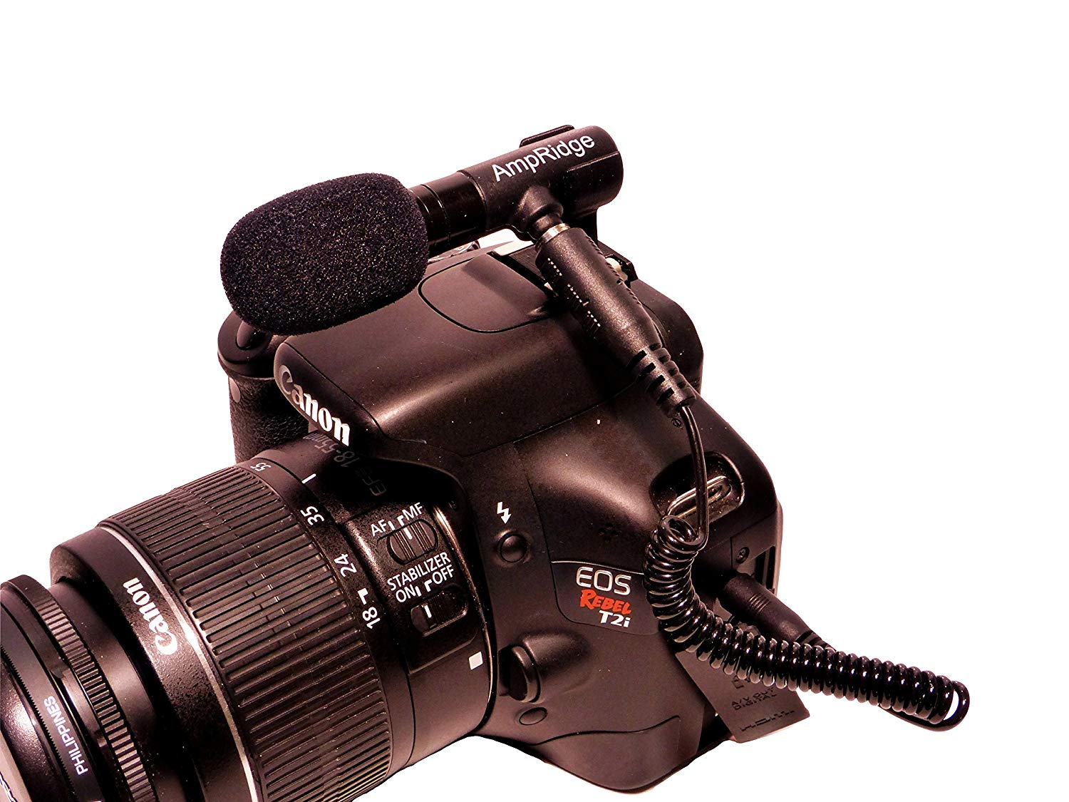 Ampridge MMSP MightyMic S+ Shotgun Cardioid Video Microphone for iPhone/iPad/Android with Headphone Monitor 4 Ampridge MMSP MightyMic S+ Shotgun Cardioid Video Microphone for iPhone/iPad/Android with Headphone Monitor - Image 4