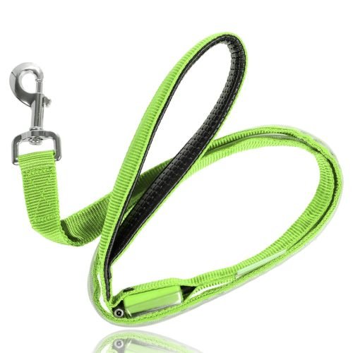 Illumiseen LED Dog Leash - USB Rechargeable - Available in 6 Colors & 2 Sizes - Makes Your Dog Visible, Safe & Seen 4