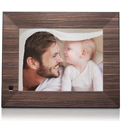 NIX Lux Digital Photo Frame 8 inch X08F, Wood. Electronic Photo Frame USB SD/SDHC. Digital Picture Frame with Motion Sensor. Control Remote and 8GB US 2