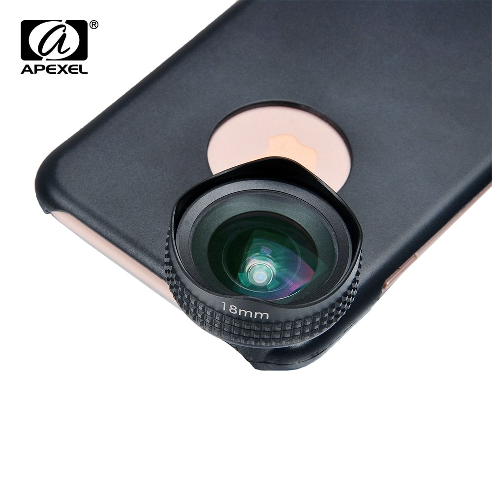 Apexel Optic Pro Portrait lens 18MM HD Wide Angle Camera Lens kit 2