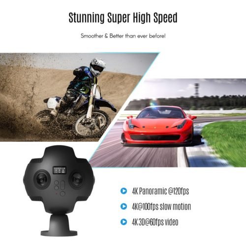 Insta360 Pro 8K 360 VR Video Camera 4K 100fps 3