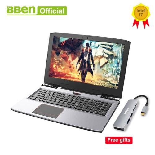 BBEN G16 Gaming Laptops Pro Windows10 computers 15.6" GTX1060 Intel Core i7 7700HQ DDR4 8G/16G/32G RAM 256G/512G SSD,1TB/2TB HDD 1