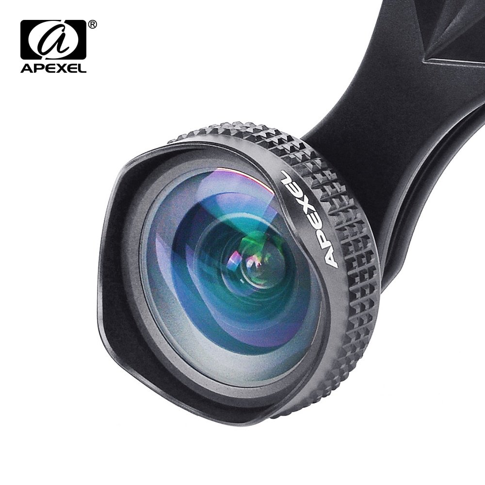 Apexel Optic Pro Lens 18MM HD Wide Angle Smartphone Camera Lens Kit 2X 1 Apexel Optic Pro Lens 18MM HD Wide Angle Smartphone Camera Lens Kit 2X