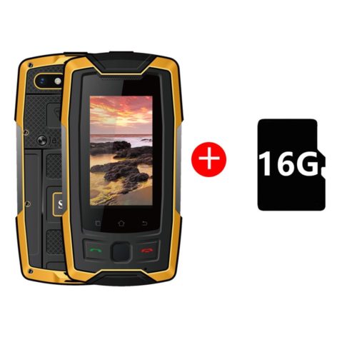 SERVO X7 Plus 2.45" MTK6737 mini Smartphone 4G IP68 Waterproof RAM 2GB ROM 16GB Fingerprint NFC GPS Mobile Phone Walkie 9