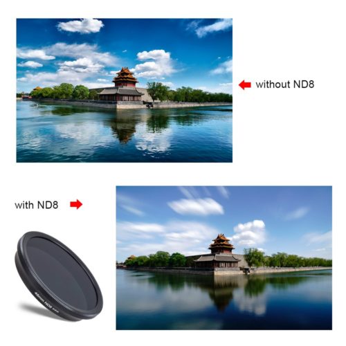 APEXEL 6 in 1 phone camera lens kit professional wide/macro lens with grad filter CPL ND filter 4