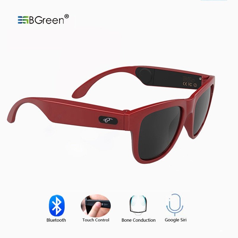 Bone Conduction Bluetooth Sunglasses With Microphone 1