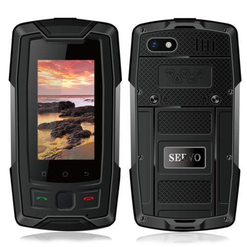 SERVO X7 Plus 2.45" MTK6737 mini Smartphone 4G IP68 Waterproof RAM 2GB ROM 16GB Fingerprint NFC GPS Mobile Phone Walkie 3