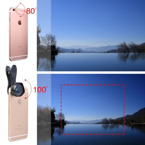 Apexel Optic Pro Portrait lens HD Wide Angle Phone Camera Lens kit 5