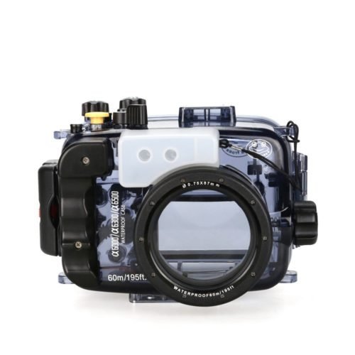 SeaFrogs 60m/195ft Waterproof Underwater Camera Housing Case for Sony 3