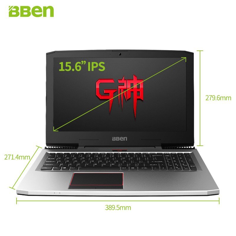 BBEN G16 Gaming Laptops Pro Windows10 computers 15.6" GTX1060 Intel Core i7 7700HQ DDR4 8G/16G/32G RAM 256G/512G SSD,1TB/2TB HDD 6 BBEN G16 Gaming Laptops Pro Windows10 computers 15.6" GTX1060 Intel Core i7 7700HQ DDR4 8G/16G/32G RAM 256G/512G SSD,1TB/2TB HDD - Image 6