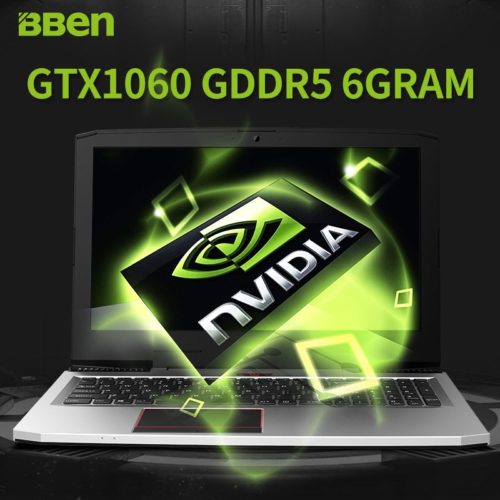 BBEN G16 Gaming Laptops Pro Windows10 computers 15.6" GTX1060 Intel Core i7 7700HQ DDR4 8G/16G/32G RAM 256G/512G SSD,1TB/2TB HDD 5