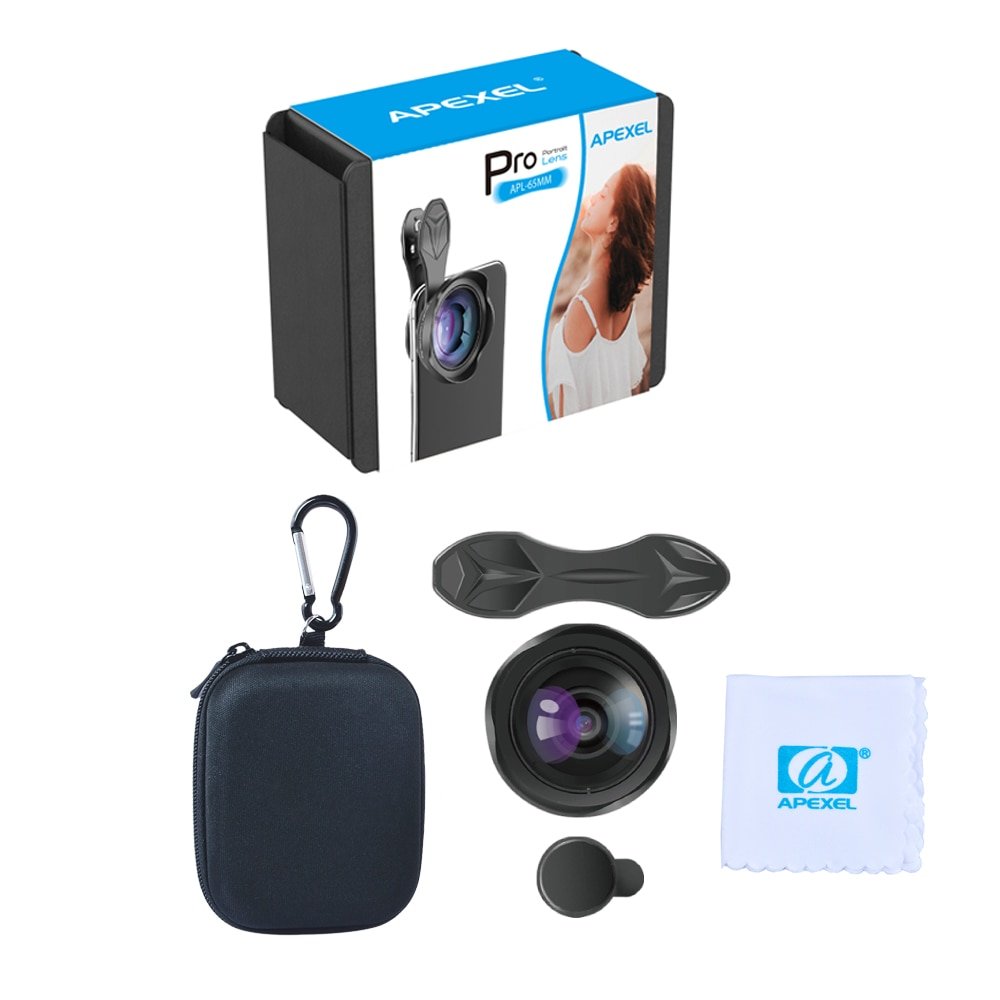APEXEL 65mm Portrait Lens 3X HD Telephoto Lens Professional Mobile Phone Camera Lens for iPhone, Samsung Android Smartphone 6 APEXEL 65mm Portrait Lens 3X HD Telephoto Lens Professional Mobile Phone Camera Lens for iPhone, Samsung Android Smartphone - Image 6