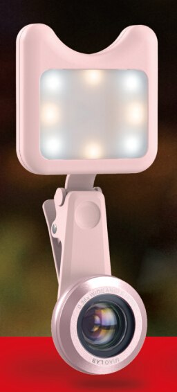 APEXEL LED Selfie Light Fill-in light +0.36X Wide Angle Lens + 15X Macro Lens Kit 11 APEXEL LED Selfie Light Fill-in light +0.36X Wide Angle Lens + 15X Macro Lens Kit - Image 11