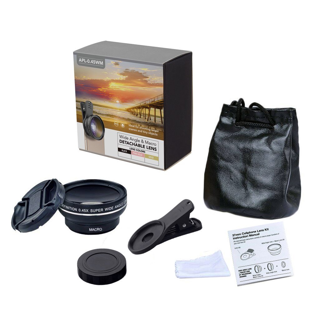 APEXEL Professional HD Camera Lens Kit Wide Angle
