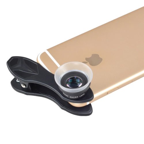 APEXEL Phone Lens 2 In 1 Clip-On 12 X Macro + 24 X Super Macro Lens kit For Iphone 7/6s / 6s Plus ios android smartphones 24XM 2