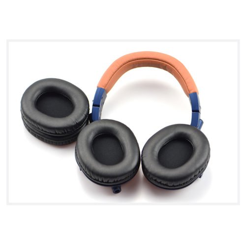 LEORY Replacement 1 Pair Earpads + Headband Cover For Audio-Technica ATH-M50X M30X M40X Headphone 6