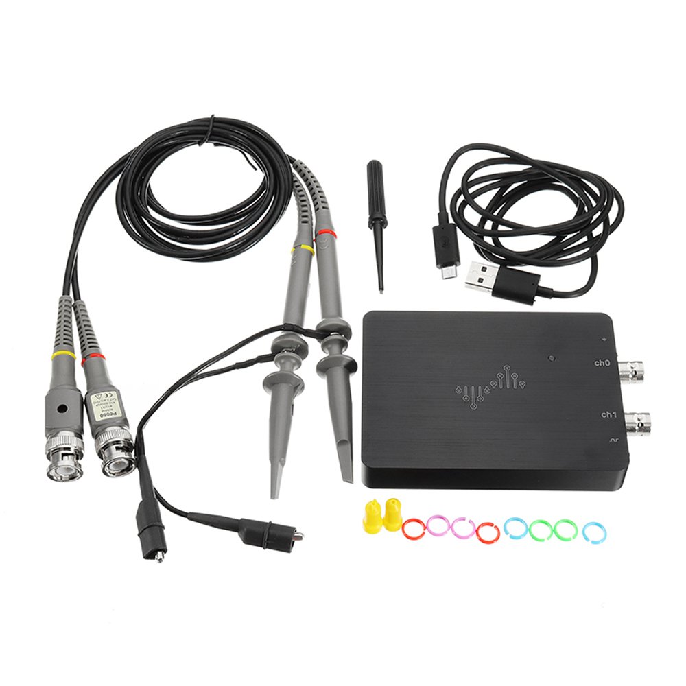 DSCope Oscilloscope Portable Sampling Oscilloscope 50M 200M Dual Channel Bandwidth Of USB-power Passenger Tools Logic Analyzer 2