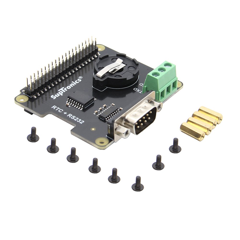 X230 RS232 Seria Port & Real-time Clock (RTC) Expansion Board for Raspberry Pi 1 X230 RS232 Seria Port & Real-time Clock (RTC) Expansion Board for Raspberry Pi