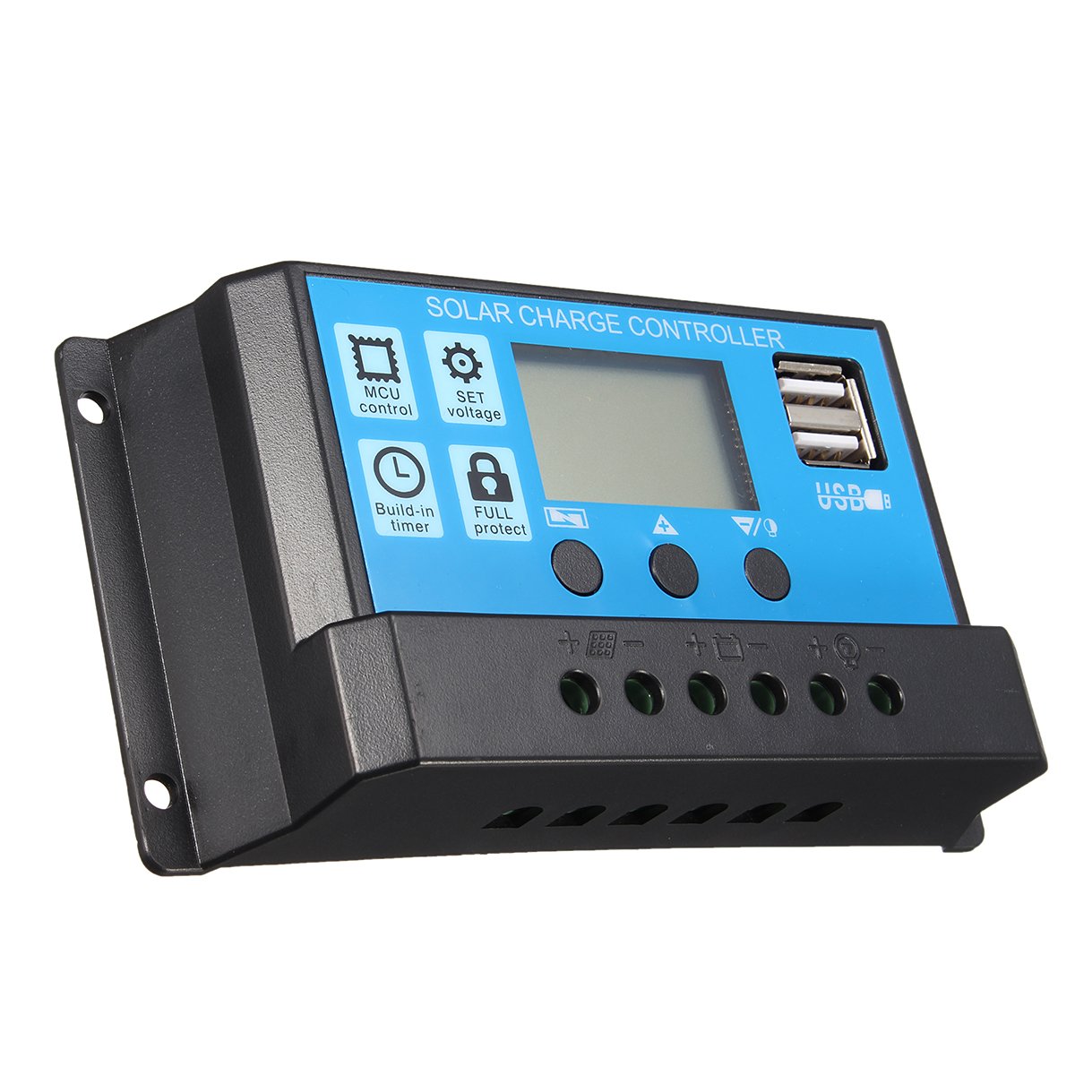 10/20/30A USB Solar Panel Battery Regulator Charge Intelligent Controller 12/24V 2 10/20/30A USB Solar Panel Battery Regulator Charge Intelligent Controller 12/24V - Image 2