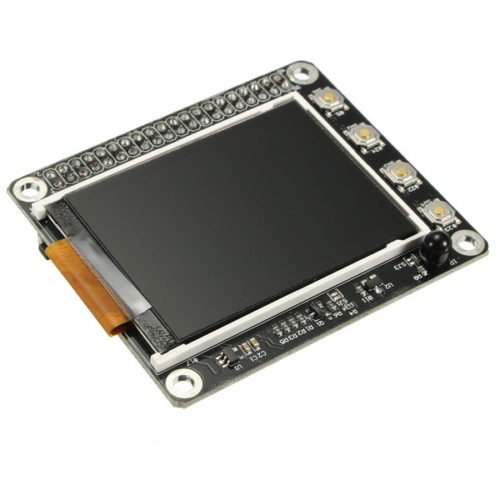 2.2" 320x240 TFT Screen LCD Display HAT With Buttons IR Sensor For Raspberry Pi 3B / 2B / B+ 1
