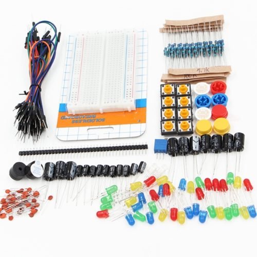 Geekcreit® Portable Components Starter Kit For Arduino Resistor / LED / Capacitor / Jumper Wire / 400 Hole Breadboard / Resistor Kit With Plastic Box 2