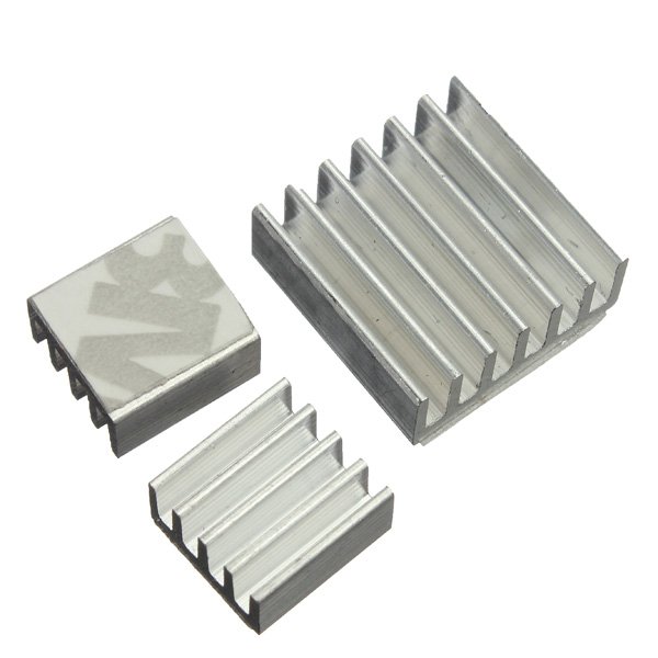 90pcs Adhesive Aluminum Heat Sink Cooler Kit For Cooling Raspberry Pi 2