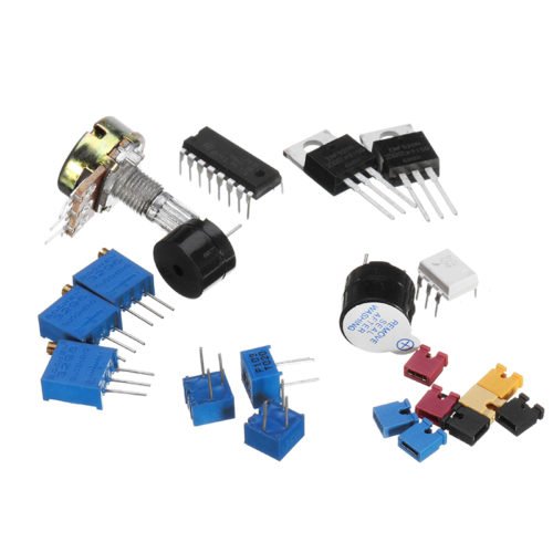Electronic Components Super Kit With Power Supply Module Resistor Dupont Wire For Arduino With Plastic Box Package 8