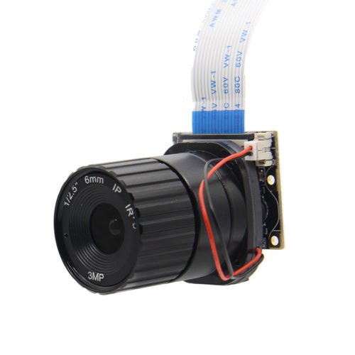 6mm Focal Length Night Vision 5MP NoIR Camera Board With IR-CUT For Raspberry Pi 5