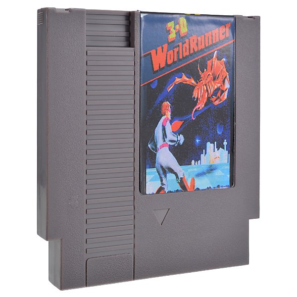 3-D Battles of WorldRunner 72 Pin 8 Bit Game Card Cartridge for NES Nintendo 2