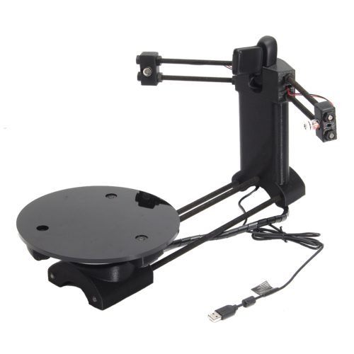 Black DIY 3D Laser Scanner Adapter Plate For Ciclop 3D Printer 1