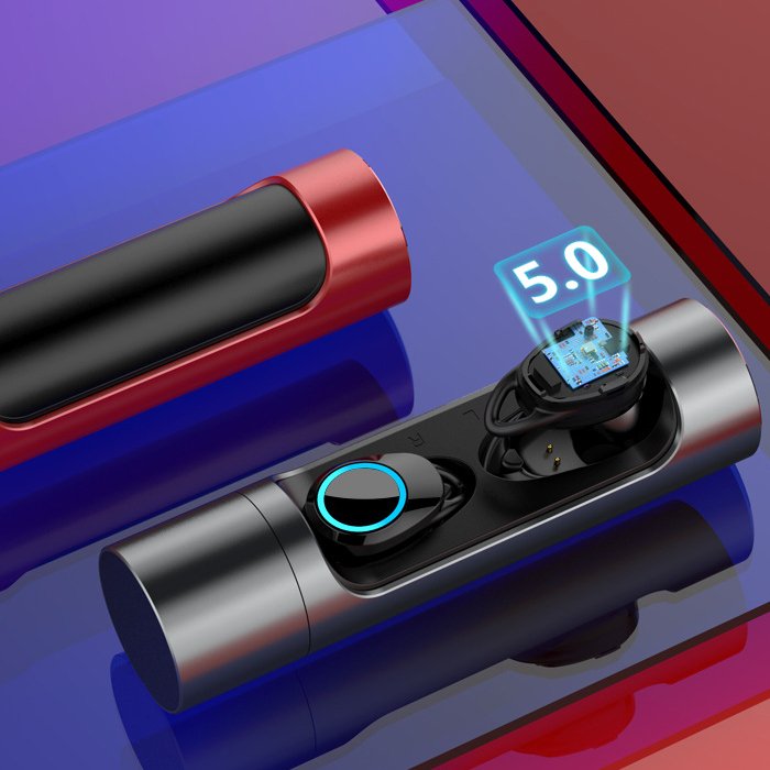 Touch Control True wireless Bluetooth 5.0 Earphone Mini HiFi Stereo IPX6 Waterproof Headphone 5 Touch Control True wireless Bluetooth 5.0 Earphone Mini HiFi Stereo IPX6 Waterproof Headphone - Image 5