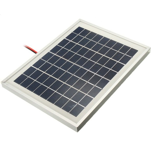 12V 5W 25.5 x 19 x 1.5CM PolyCrystalline Cells Solar Panel With Alligator Clip Wire 3 12V 5W 25.5 x 19 x 1.5CM PolyCrystalline Cells Solar Panel With Alligator Clip Wire - Image 3