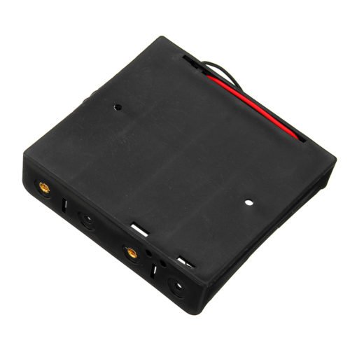 3pcs Plastic Battery Storage Case Box Battery Holder For 4 x 18650 Battery 3