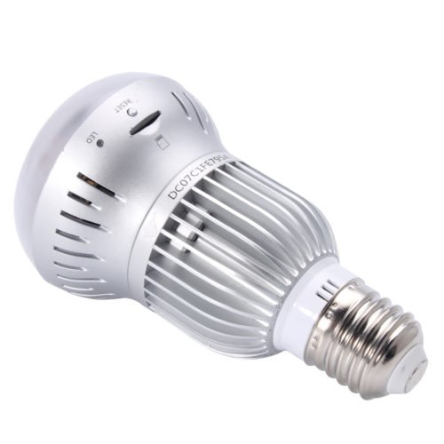 360° Wireless WiFi HD 1080P Light Bulb IP Security Camera Panoramic Motion Detect Two Way Audio 6