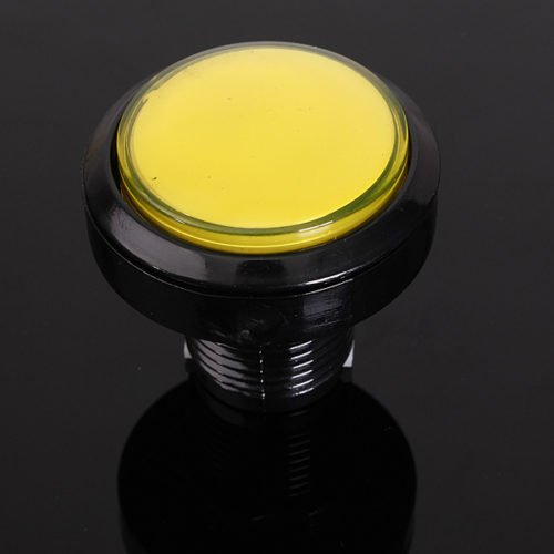 5Pcs Yellow 45mm Arcade Video Game Big Round Push Button LED Lighted Illuminated Lamp 2