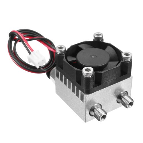 1.75mm/3.0mm Fialment 0.4mm Nozzle Upgraded Dual Head Extruder Kit for 3D Printer 8
