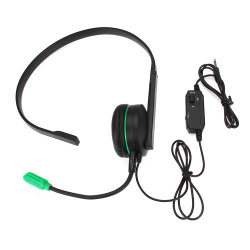 Wired Chat Gaming One Side Headset Headphone with Microphone For PS4 Xbox ONE 6
