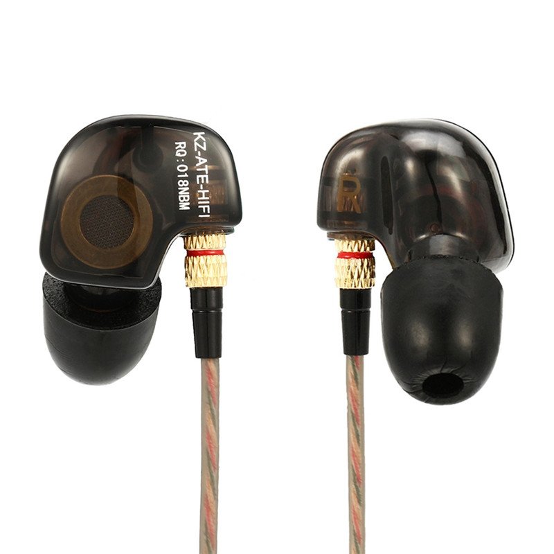 KZ ATE 3.5mm Metal In-ear Wired Earphone HIFI Super Bass Copper Driver Noise Cancelling Sports 2 KZ ATE 3.5mm Metal In-ear Wired Earphone HIFI Super Bass Copper Driver Noise Cancelling Sports - Image 2