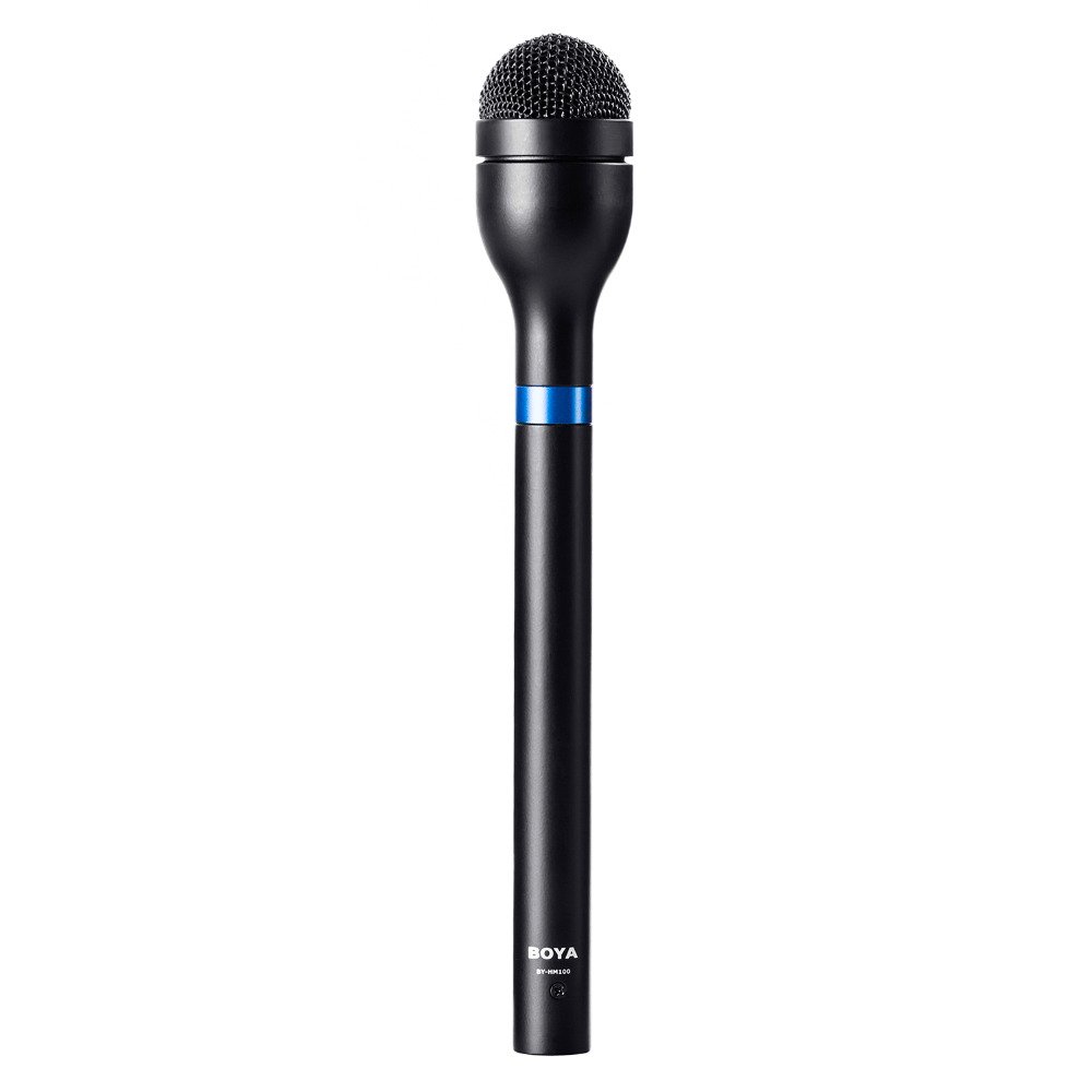 BOYA BY-HM100 Omni-Directional Dynamic Handheld Microphone XLR for ENG for Interview 1