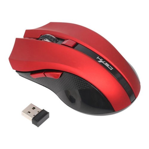 HXSJ X50 Wireless Mouse 2400DPI 6 Buttons ABS 2.4GHz Wireless Optical Gaming Mouse 5