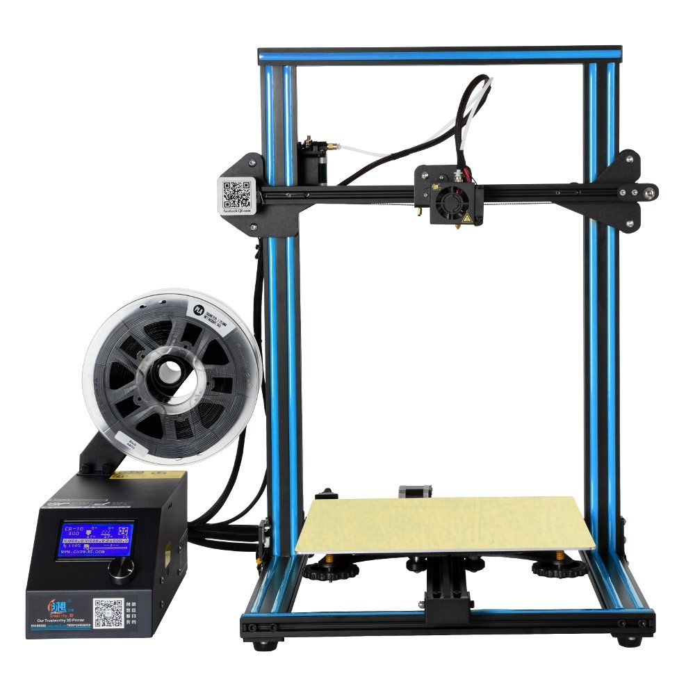 Creality 3D® CR-10 Blue DIY 3D Printer Kit 300*300*400mm Printing Size 1.75mm 0.4mm Nozzle 3 Creality 3D® CR-10 Blue DIY 3D Printer Kit 300*300*400mm Printing Size 1.75mm 0.4mm Nozzle - Image 3