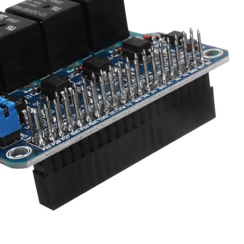 4 Channel 5A 250V AC/30V DC Compatible 40Pin Relay Board For Raspberry Pi A+/B+/2B/3B 9