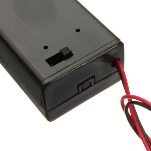 5Pcs 9V Battery Box Pack Holder With ON/OFF Power Switch Toggle Black 5
