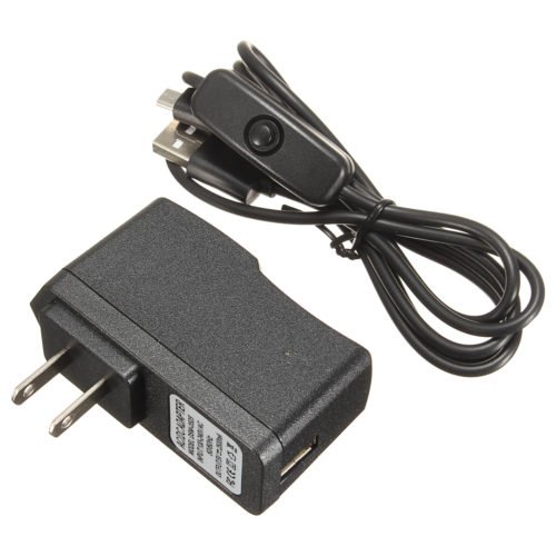 5V 2.5A US/EU Plug Power Supply Adapter ON/OFF Switch For Raspberry Pi 3 8