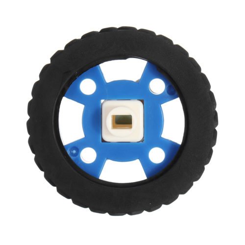 A Pair of 47mm Rubber Wheels for Stepper Motors DC Motors Arduino Smart Robot Accessories 7