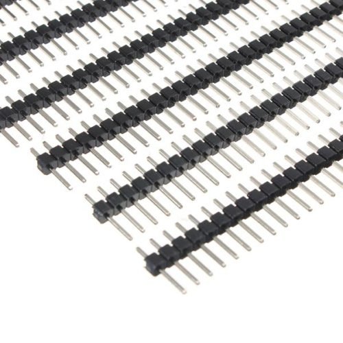 100 Pcs 40 Pin 2.54mm Single Row Male Pin Header Strip For Arduino Prototype Shield DIY 5