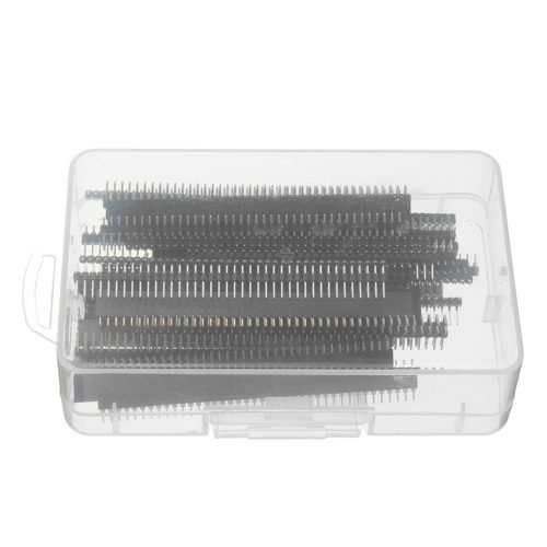 40Pcs 8 Kinds 2.54mm Breakaway PCB Board 40 Pin Male And Female Pin Header Connectors Kit For Arduino Prototype Shield 3