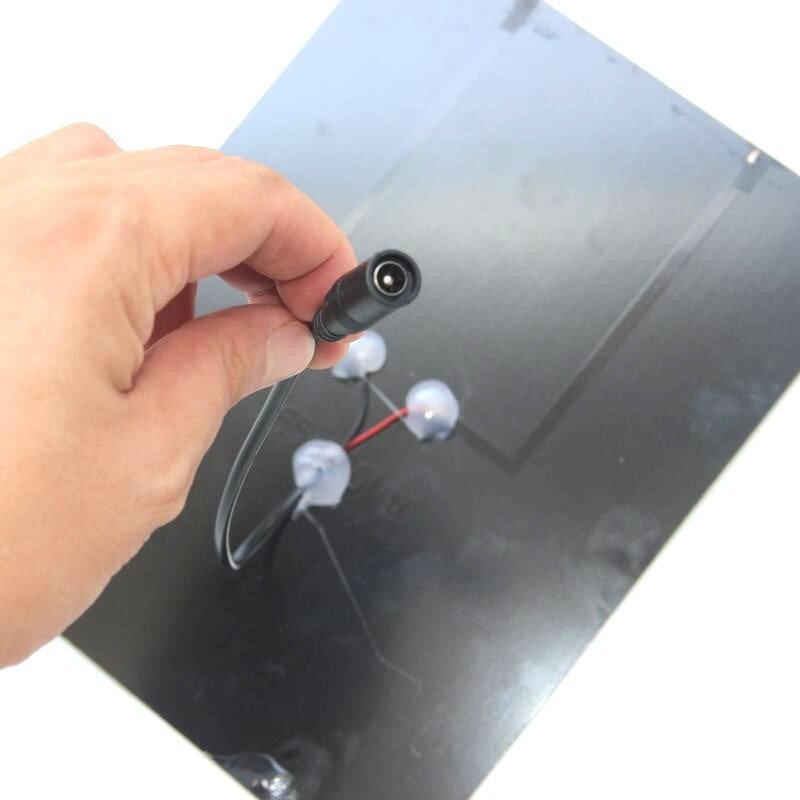 5W 18V Portable Polycrystalline Silicon Solar Panel With DC5521 Battery Clip 3 5W 18V Portable Polycrystalline Silicon Solar Panel With DC5521 Battery Clip - Image 3