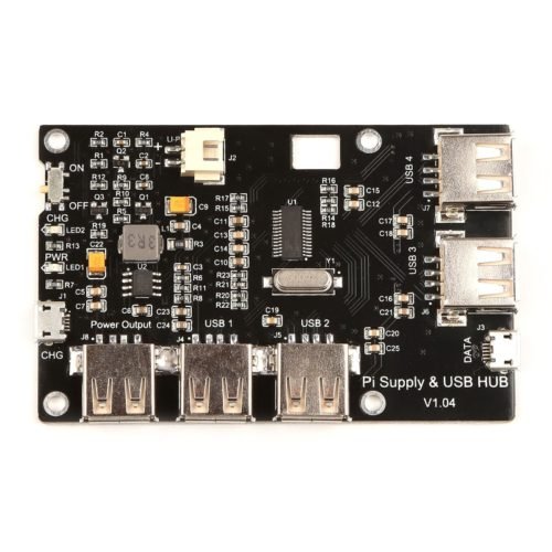 Functional Mini Power Supply And USB HUB Support Power Charging Data Transport For Raspberry Pi 2