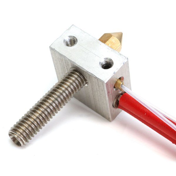 Geekcreit® Assembled Aluminum Heating Block Extruder Hot End For 3D Printer 1.75mm MK8 0.4mm Nozzle 7 Geekcreit® Assembled Aluminum Heating Block Extruder Hot End For 3D Printer 1.75mm MK8 0.4mm Nozzle - Image 7
